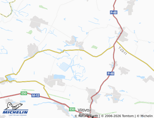 Kaart MICHELIN Riabiivka - ViaMichelin