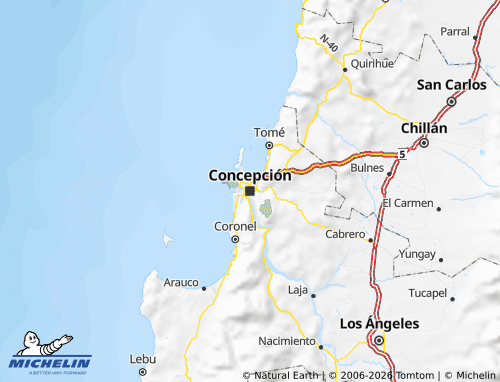 Carte MICHELIN Biobío - ViaMichelin