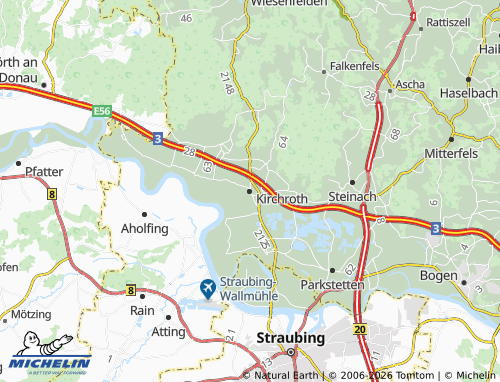 Mapa MICHELIN Kirchroth - ViaMichelin