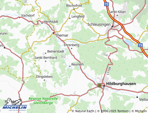 MICHELIN Siegritz map - ViaMichelin