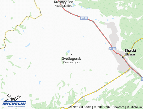 MICHELIN-Landkarte Swetlogorsk - ViaMichelin