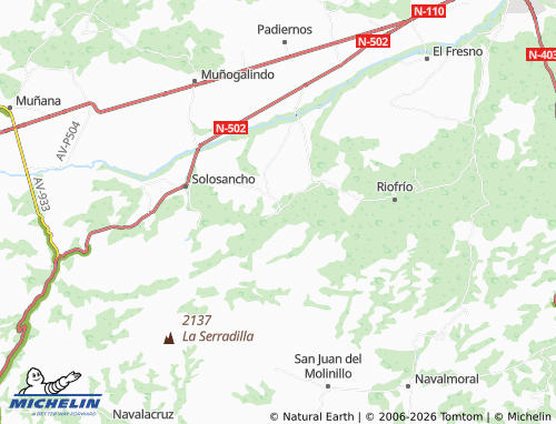 MICHELIN Sotalbo map - ViaMichelin