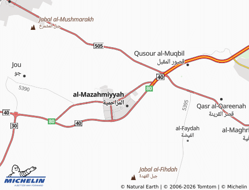MICHELIN-Landkarte al-Huzaymiyyah - ViaMichelin