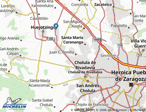 Mappa MICHELIN San Mateo Cuanalá - ViaMichelin