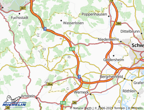 MICHELIN Kaisten map - ViaMichelin