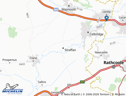 Mapa MICHELIN Straffan - ViaMichelin