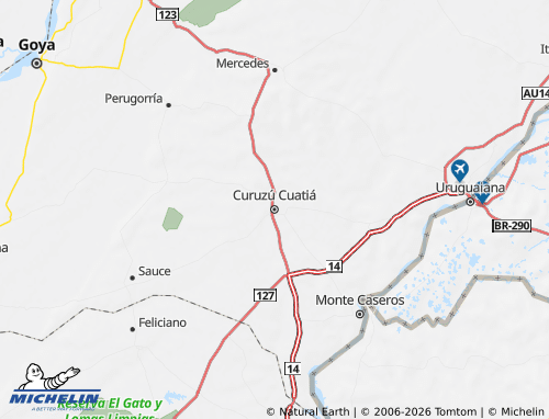 Mapa MICHELIN Curuzú Cuatiá - ViaMichelin
