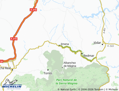 Mappa MICHELIN Jimena - ViaMichelin