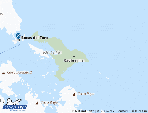 Mapa MICHELIN Bastimentos - ViaMichelin