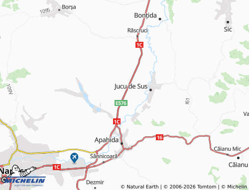 Mapa MICHELIN Juc-Herghelie - ViaMichelin
