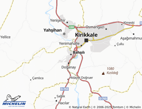 Carte MICHELIN Bahşılı - ViaMichelin