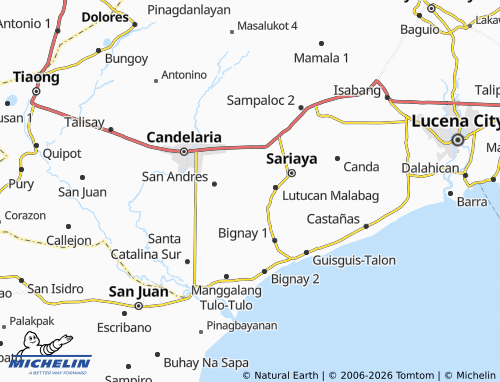 MICHELIN Concepcion Palasan map - ViaMichelin