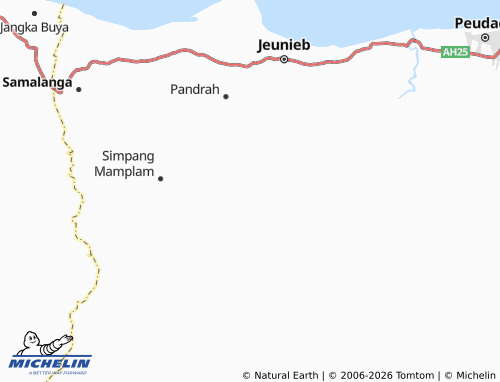 MICHELIN Alue Lamsaba map - ViaMichelin