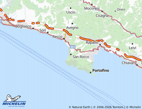 MICHELIN San Rocco map - ViaMichelin