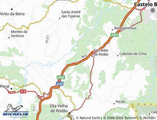 Mapa MICHELIN Rodeios - ViaMichelin