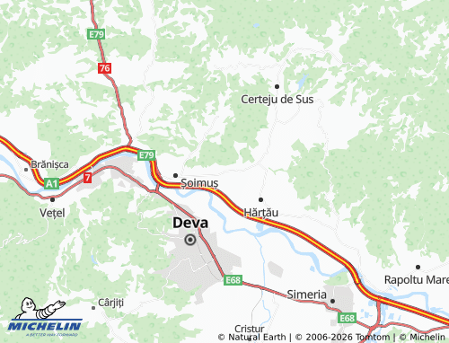 Mappa MICHELIN Bălata - ViaMichelin