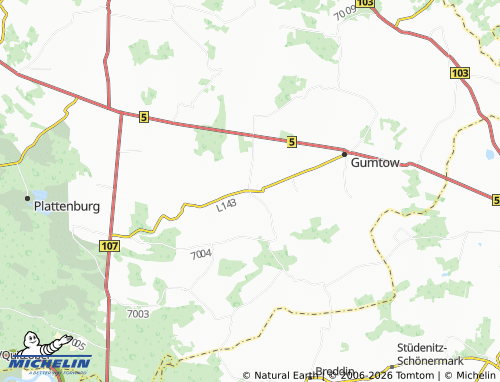 MICHELIN Schönhagen map - ViaMichelin