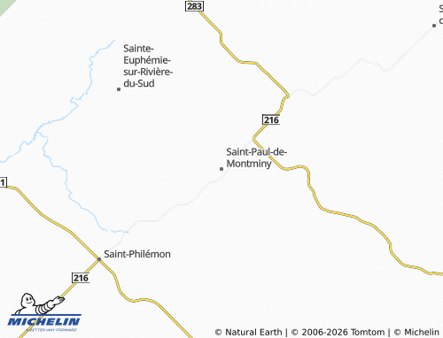 MICHELIN Saint-Paul-de-Montminy map - ViaMichelin