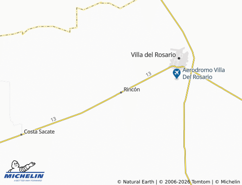 MICHELIN Rincón map - ViaMichelin