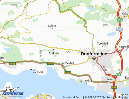 Carte MICHELIN Carnock - ViaMichelin