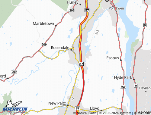 Mappa MICHELIN Tillson - ViaMichelin