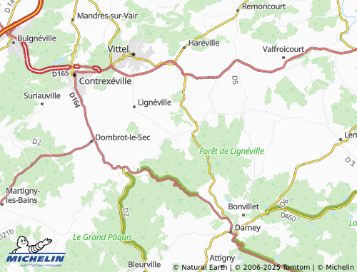 MICHELIN-Landkarte Saint-Baslemont - ViaMichelin