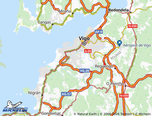 MICHELIN-Landkarte Pereiró - ViaMichelin