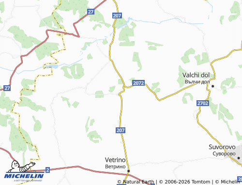 MICHELIN Dobrotich map - ViaMichelin