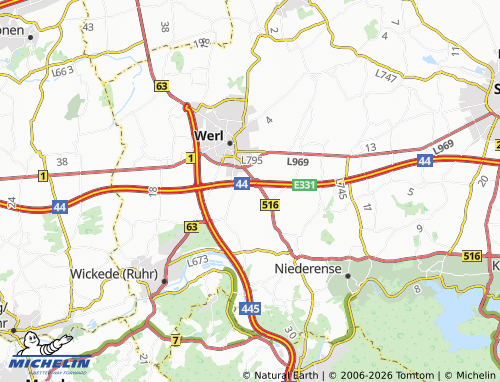 MICHELIN Blumenthal map - ViaMichelin