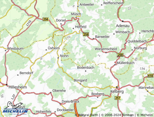 MICHELINLandkarte Senscheid ViaMichelin