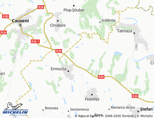 MICHELIN Popeasca map - ViaMichelin