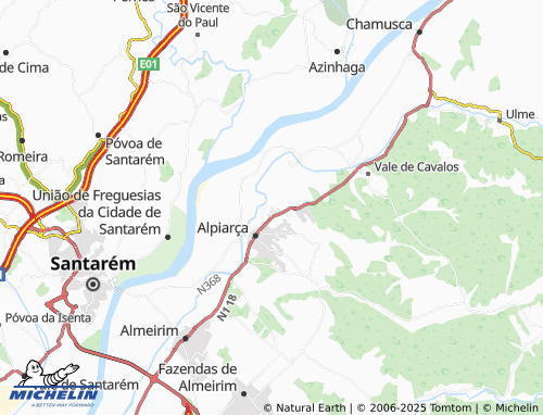 Carte MICHELIN Casal da Nova Senhora da Piedade - ViaMichelin
