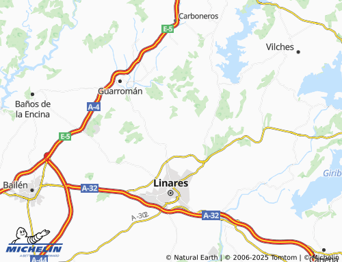 MICHELIN La Cruz map - ViaMichelin