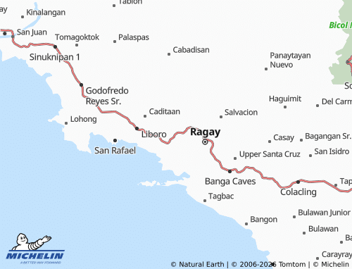 MICHELIN Binahan Upper map - ViaMichelin