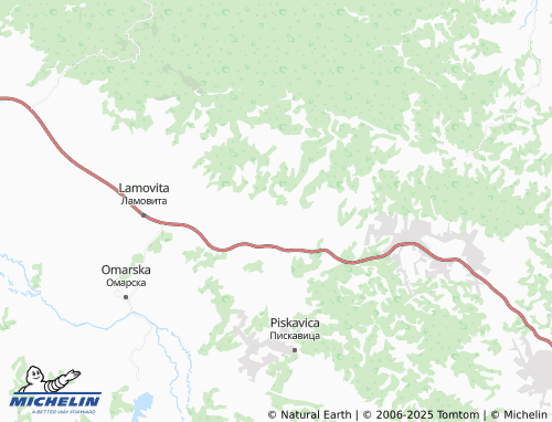 MICHELIN-Landkarte Verići - ViaMichelin