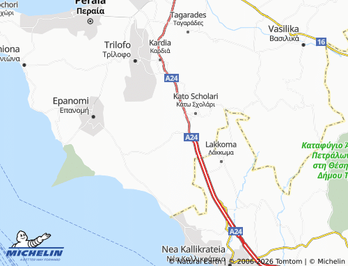 MICHELIN Mesimeri map - ViaMichelin