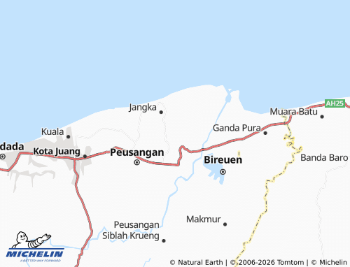 Mappa MICHELIN Ruseb Dayah - ViaMichelin