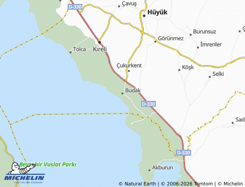 Mapa MICHELIN Budak - ViaMichelin
