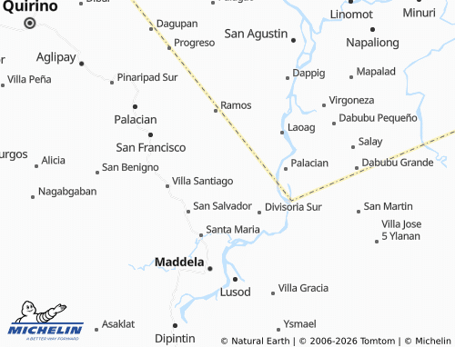 MICHELIN Santo Tomas map - ViaMichelin