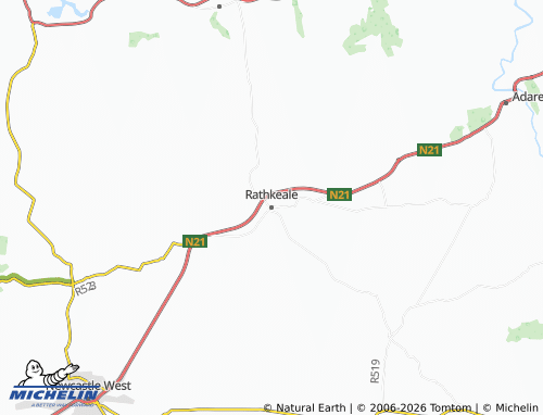 Kaart MICHELIN Rathkeale - ViaMichelin