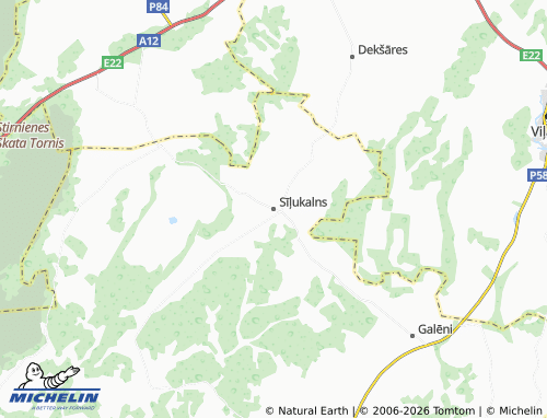 Mapa MICHELIN Sīļukalns - ViaMichelin