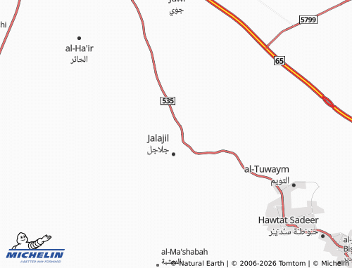 Carte MICHELIN Sharaf - ViaMichelin