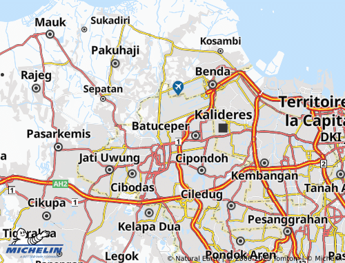MICHELIN-Landkarte Karang Anyar - ViaMichelin