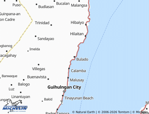 MICHELIN Bulado map - ViaMichelin