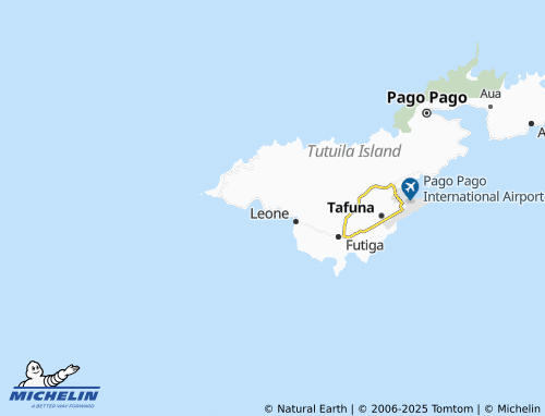 MICHELIN Afao map - ViaMichelin