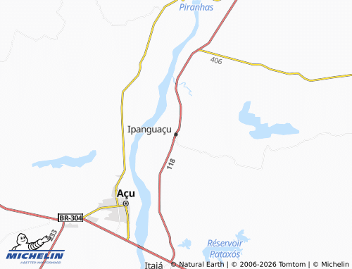 Mapa MICHELIN Ipanguaçu - ViaMichelin