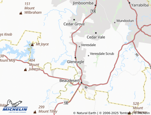 MICHELIN Gleneagle map - ViaMichelin