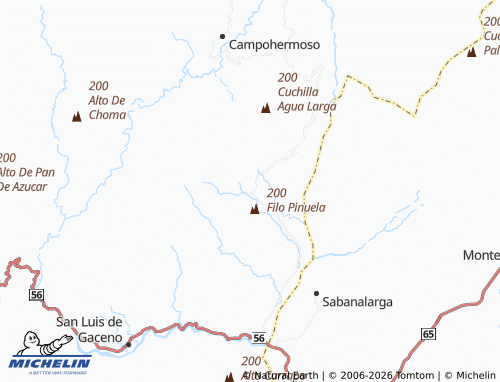 Mappa MICHELIN Santa Teresa - ViaMichelin