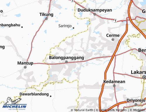 Carte MICHELIN Karangankidul - ViaMichelin