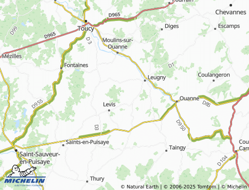Carte MICHELIN Chièvre - ViaMichelin